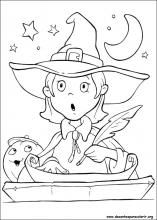 Mundo Encantado da Nitinha: Desenhos para colorir - Halloween (Dia das  Bruxas)