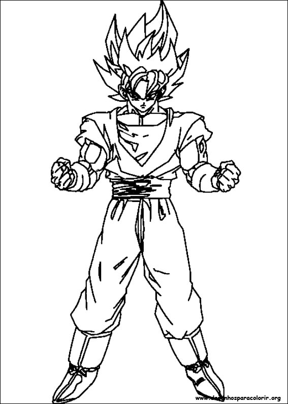 Desenhos de Dragon Ball Z para colorir, pintar, imprimir DRAGON-BALL-Z