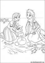 Frozen irmãzinhas para colorir - Imprimir Desenhos