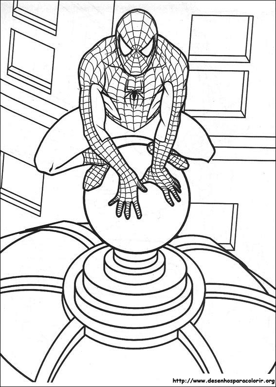 homem Aranha para crianças quatro adorável vetor linha arte personagens,  colorir página 23896073 Vetor no Vecteezy