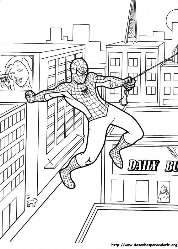 Páginas para colorir Wolfoo Spiderman - Páginas para colorir gratuitas para  impressão