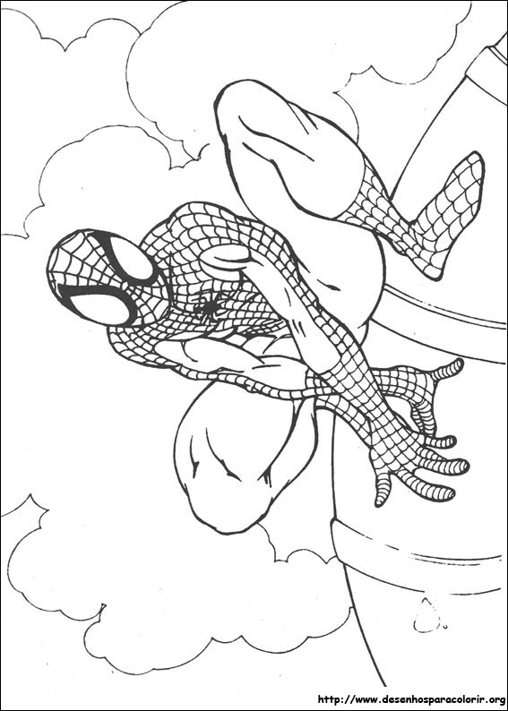 homem Aranha para crianças quatro adorável vetor linha arte personagens,  colorir página 23896073 Vetor no Vecteezy
