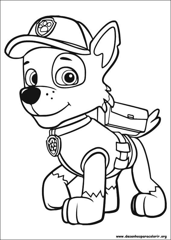 Desenhos da Patrulha Canina para colorir, pintar e imprimir  Patrulha  canina para colorir, Patrulha canina desenho, Páginas para colorir da disney