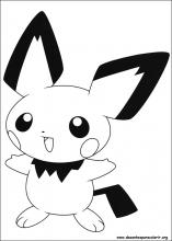 Desenhos para colorir de Pokémon Mew, Nyasu e Pikachu - Desenhos para  colorir gratuitos para impressão