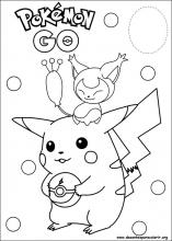 pokemon para colorir 190 –  – Desenhos para Colorir