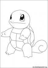 Desenho de Pokémon para colorir preto e branco · Creative Fabrica