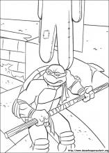 Tartarugas Ninja Sorrindo: Desenhos para Imprimir e Colorir!