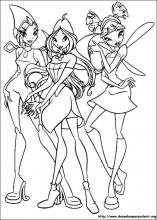 Desenhos das Winx para Imprimir e Colorir